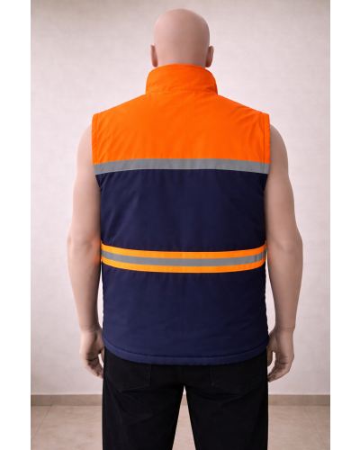 FOSFORLU NEON TURUNCU ÇALIŞMA YELEĞİ