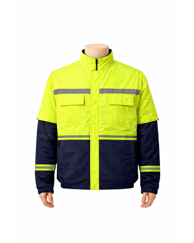 NEON YEŞİL REFLEKTÖRLÜ MONT