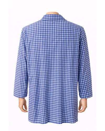 MAVİ-BEYAZ KARELİ PERSONEL ÖNLÜK